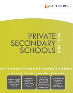 Private Secondary Schools 2015-2016