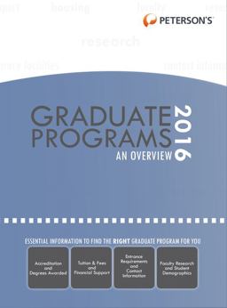 Graduate and Professional Programs: an Overview 2016