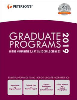Graduate Programs in the Humanities, Arts and Social Sciences 2019 (Grad 2)