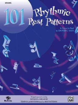 101 Rhythmic Rest Patterns Drums  9780769222219 Front Cover