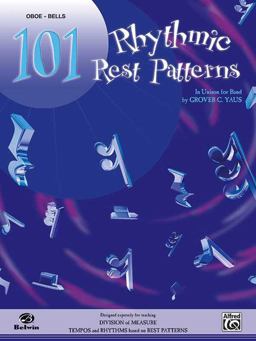 101 Rhythmic Rest Patterns Oboe  9780769228617 Front Cover