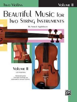 Beautiful Music for Two String Instruments, Bk 2 2 Violins  9780769231303 Front Cover