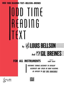 Odd Time Reading Text For All Instruments  9780769233727 Front Cover