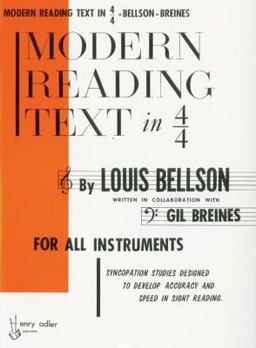 Modern Reading Text For All Instruments  9780769233772 Front Cover