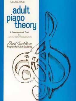 Adult Piano Theory Level 1 (a Programmed Text)  9780769238890 Front Cover