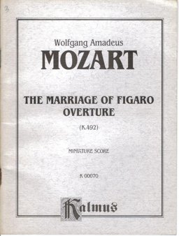 Marriage of Figaro, Overture, K. 492