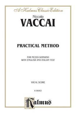 Practical Italian Vocal Method (Marzials) Mezzo-Soprano  9780769296111 Front Cover
