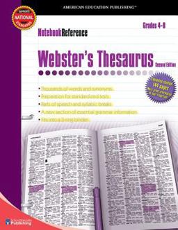 Webster's Thesaurus, Grades 4 - 8