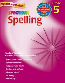 Spectrum Spelling, Grade 5