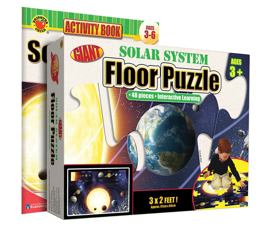 Brighter Child Solar System Book and Puzzle