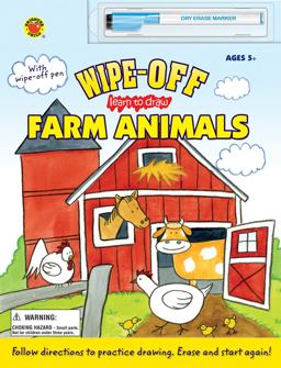 Wipe-off Farm Animals