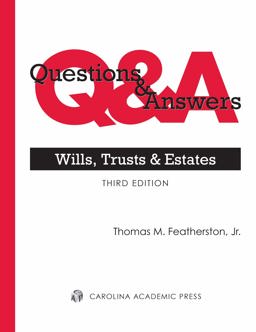 Wills, Trusts, and Estates:  9780769896250 Front Cover
