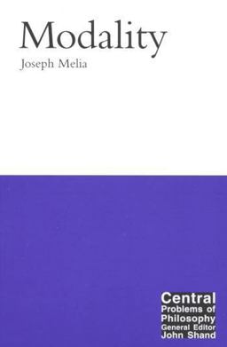 Modality  9780773524811 Front Cover
