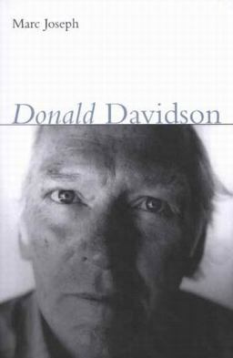 Donald Davidson  9780773527812 Front Cover