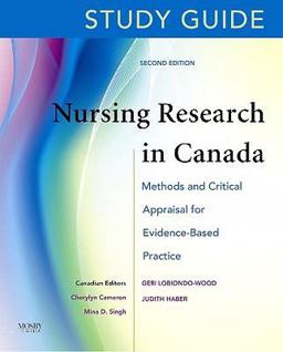 Study Guide for Nursing Research in Canada Study Guide for Nursing Research in Canada