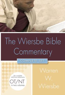 Wiersbe Bible Commentary 2 Vol Set  9780781445412 Front Cover