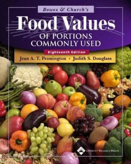 Bowes and Church's Food Values of Portions Commonly Used 18th 9780781744294 Front Cover