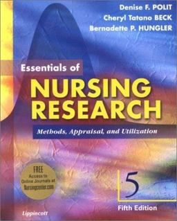 Essentials of Nursing Research Methods, Appraisal, and Utilization, with Online Articles 5th 9780781746267 Front Cover