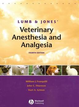 Lumb and Jones' Veterinary Anesthesia and Analgesia 4th 9780781754712 Front Cover