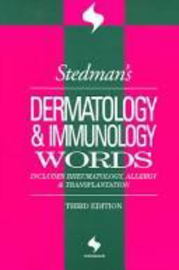 Dermatology and Immunology Words