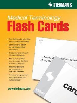 Stedman's Medical Terminology Flash Cards  9780781757300 Front Cover