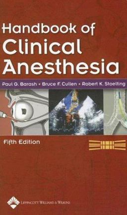 Handbook of Clinical Anesthesia 5th 2005 Revised  9780781757935 Front Cover