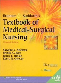 Brunner and Suddarth's Textbook of Medical-Surgical Nursing 11th 9780781759786 Front Cover