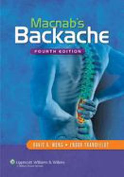 Macnab's Backache 4th 9780781760850 Front Cover