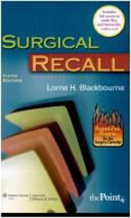 Surgical Recall 5th 9780781770767 Front Cover