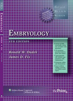 BRS Embryology 4th 9780781771160 Front Cover