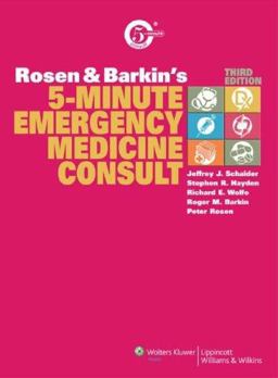 5-Minute Emergency Medicine Consult 3rd 9780781771726 Front Cover