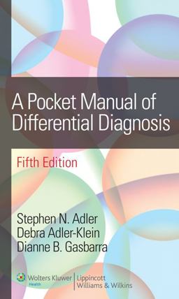 Pocket Manual of Differential Diagnosis 5th 9780781778718 Front Cover