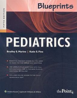 Blueprints Pediatrics 5th 9780781782517 Front Cover