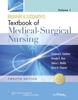 Textbook of Medical-Surgical Nursing 12th 9780781785907 Front Cover
