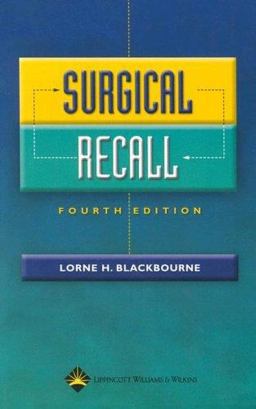 Surgical Recall 4th 9780781786089 Front Cover