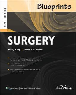 Blueprints Surgery 5th 9780781788687 Front Cover