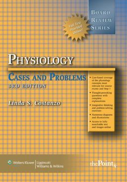 Physiology Cases and Problems 3rd 9780781788717 Front Cover