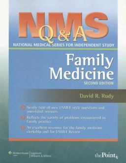 NMS Q&amp;A Family Medicine 2nd 9780781791885 Front Cover