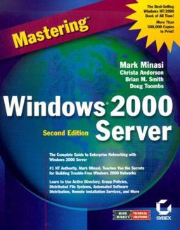 Mastering Windows 2000 Server 2nd 9780782127744 Front Cover