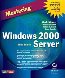 Mastering Windows 2000 Server 3rd 9780782128727 Front Cover