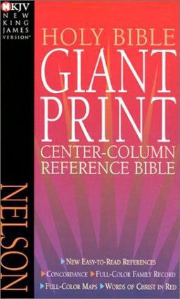 Holy Bible Giant Print Center-Column Reference Bible