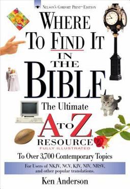Where to Find It in the Bible  9780785211570 Front Cover