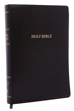 KJV Reference Bible Indexed Red Letter Edition [Super Giant Print, Black]