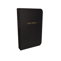KJV Thinline Reference Bible Indexed Red Letter Edition [Black]