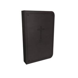 KJV Reference Bible Compact Red Letter Edition [Snapflap, Large Print, Black]
