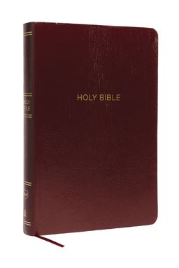 NKJV Reference Bible Red Letter Edition [Super Giant Print, Burgundy]