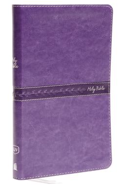 KJV Thinline Bible Standard Print, Indexed, Red Letter Edition [Purple]