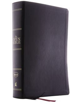 The NKJV Open Bible Red Letter Edition [Black]
