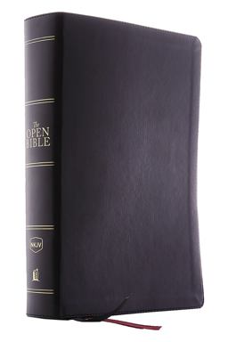 The NKJV Open Bible Indexed Red Letter Edition [Black]