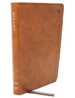 NET Thinline Bible [Large Print, Brown]